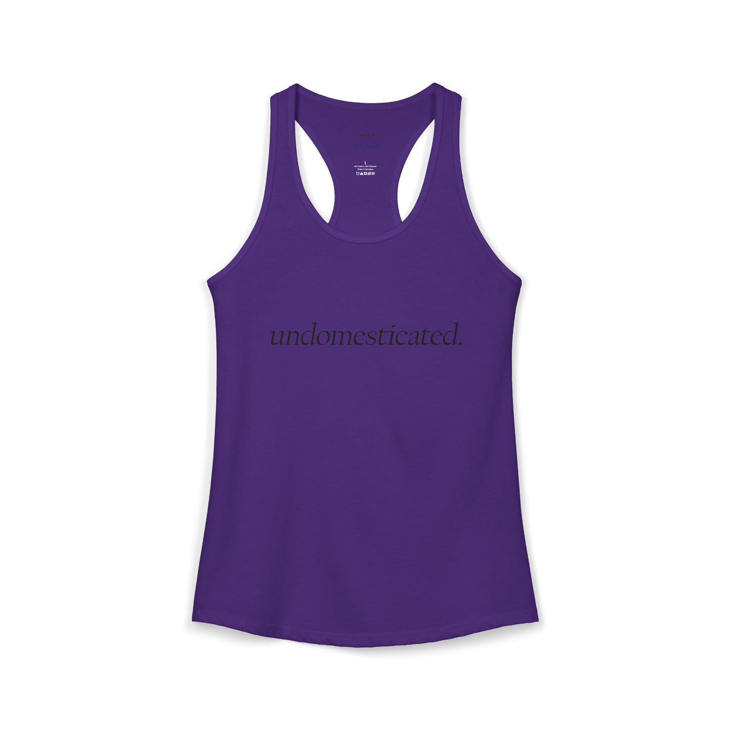 undomesticated. Racerback Tank