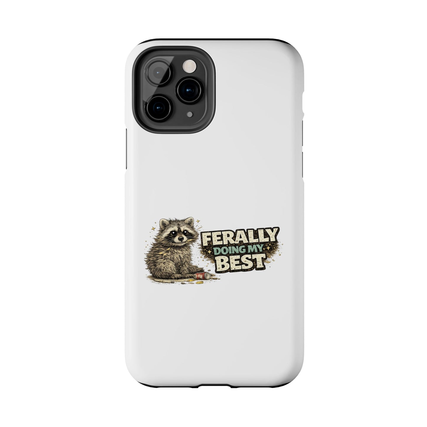 Ferally Raccoon Phone Case — Tough & Cute Protective Phone Cover