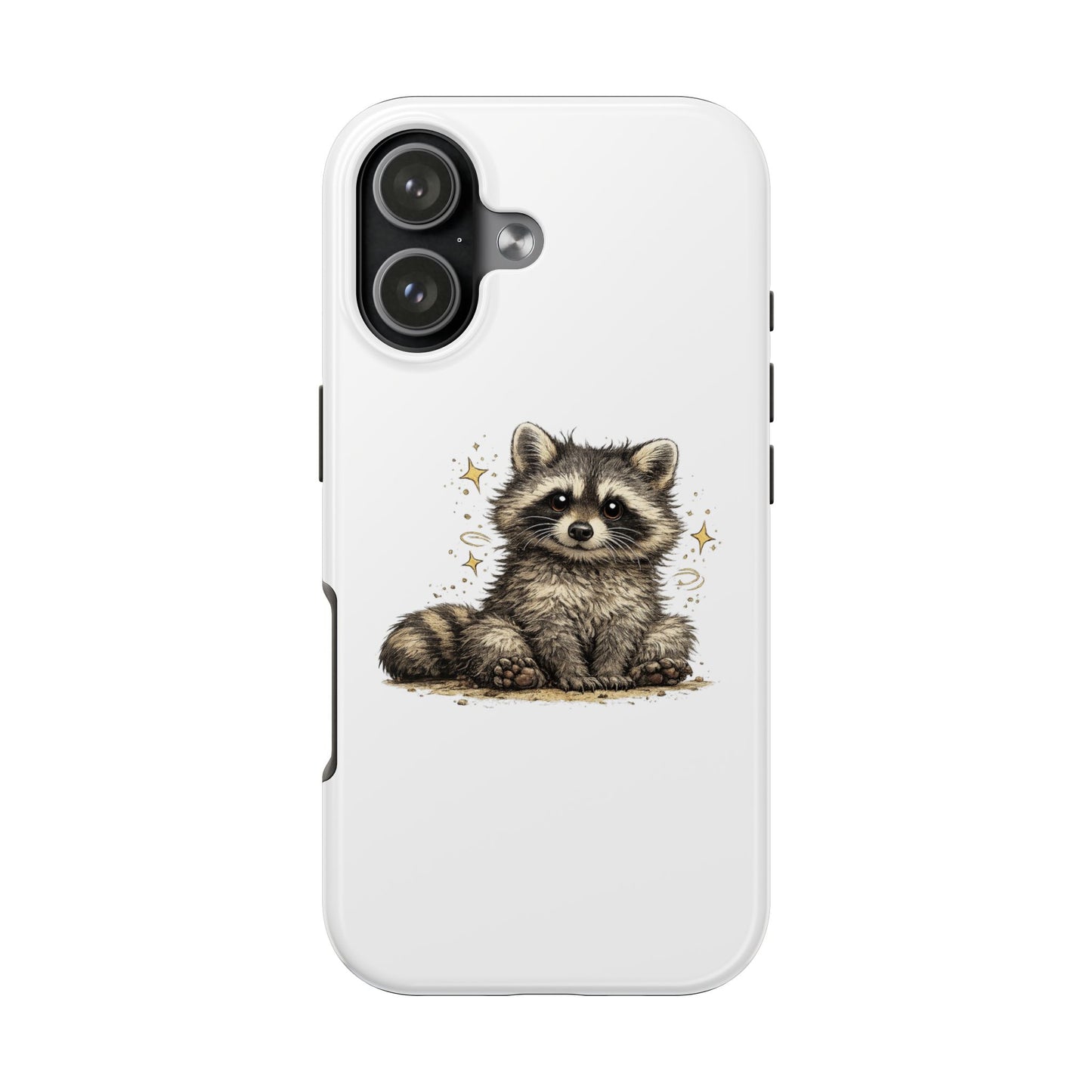 Sweet & Savage Raccoon Phone Case — Tough & Cute Protective Phone Cover