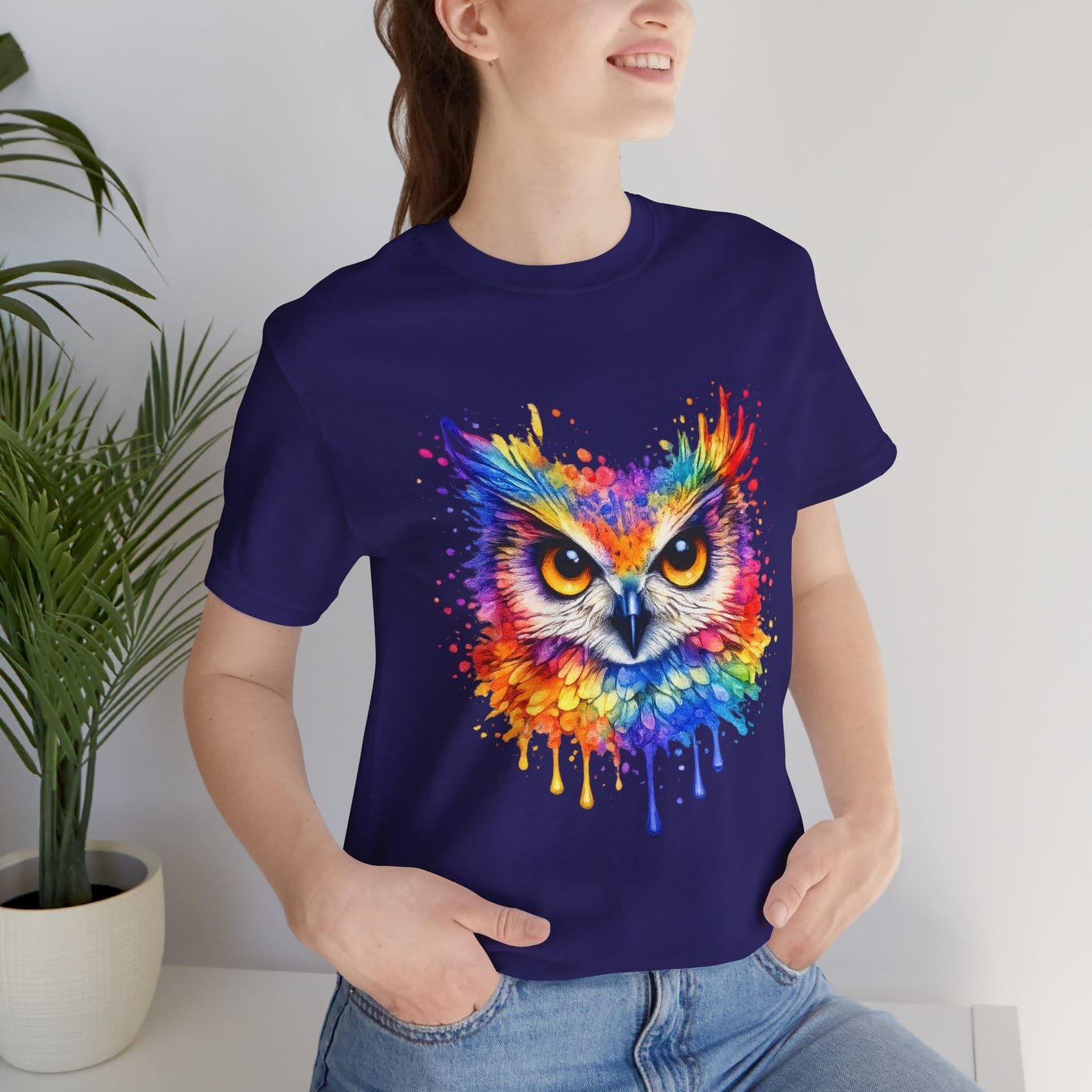 Watercolor Wildlife Owl T-Shirt