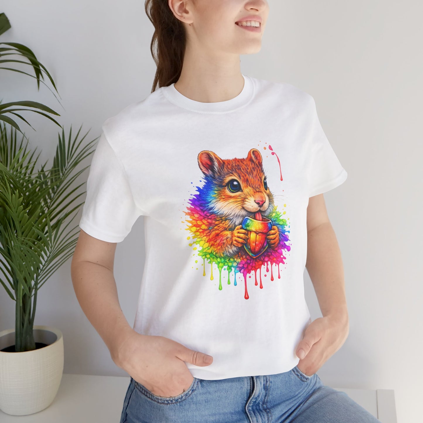 Watercolor Wildlife Squirrel T-Shirt