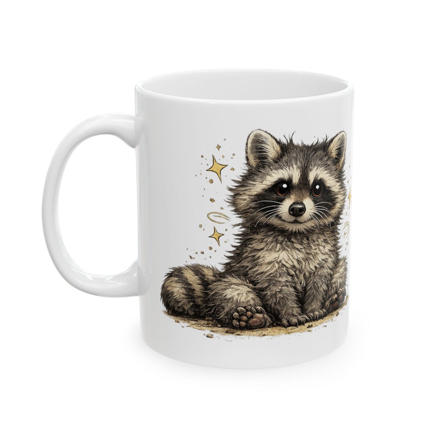 Sweet & Savage Raccoon Ceramic Mug  (11oz & 15oz)