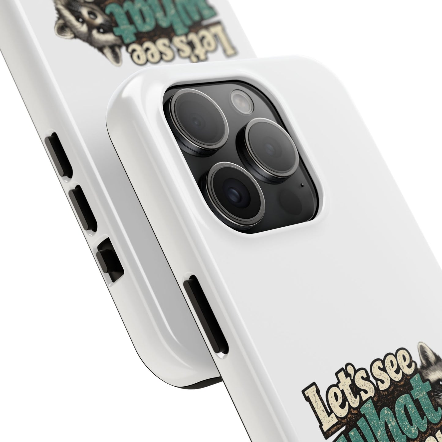 Peek & See Raccoon Phone Case — Tough & Cute Protective Phone Cover