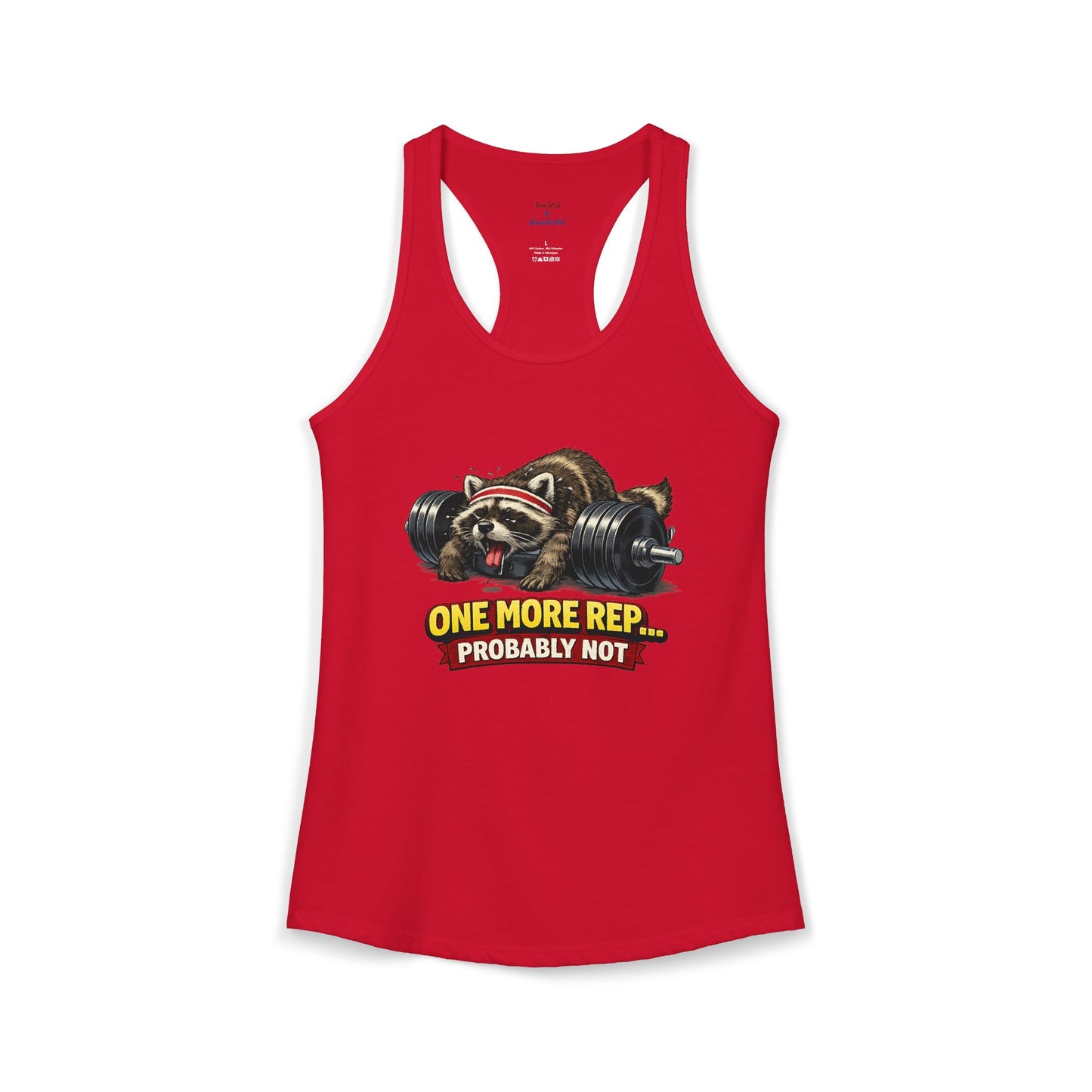 One More Rep Racerback Tank