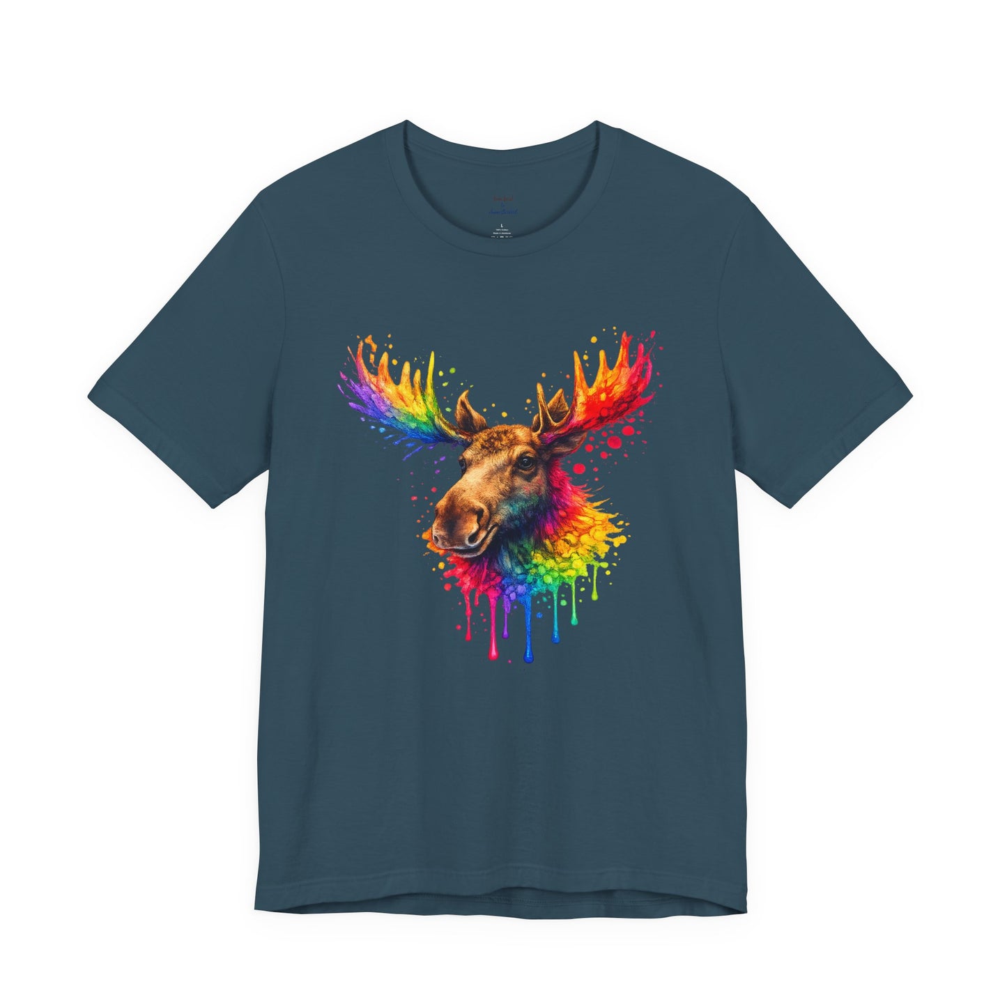 Watercolor Wildlife Moose T-Shirt
