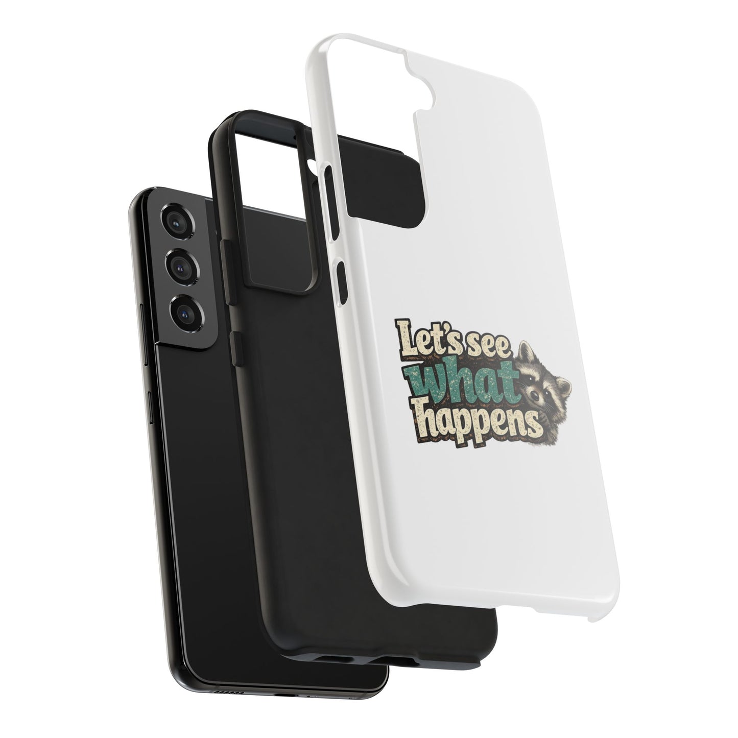 Peek & See Raccoon Phone Case — Tough & Cute Protective Phone Cover