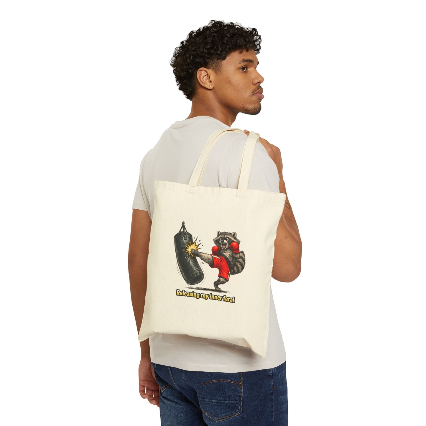 Inner Feral Canvas Tote Bag
