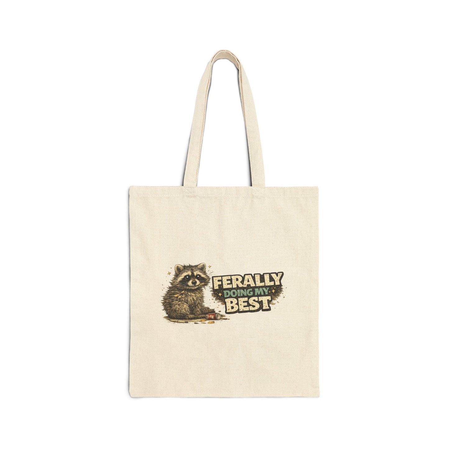 Ferally Doing My Best Canvas Tote Bag