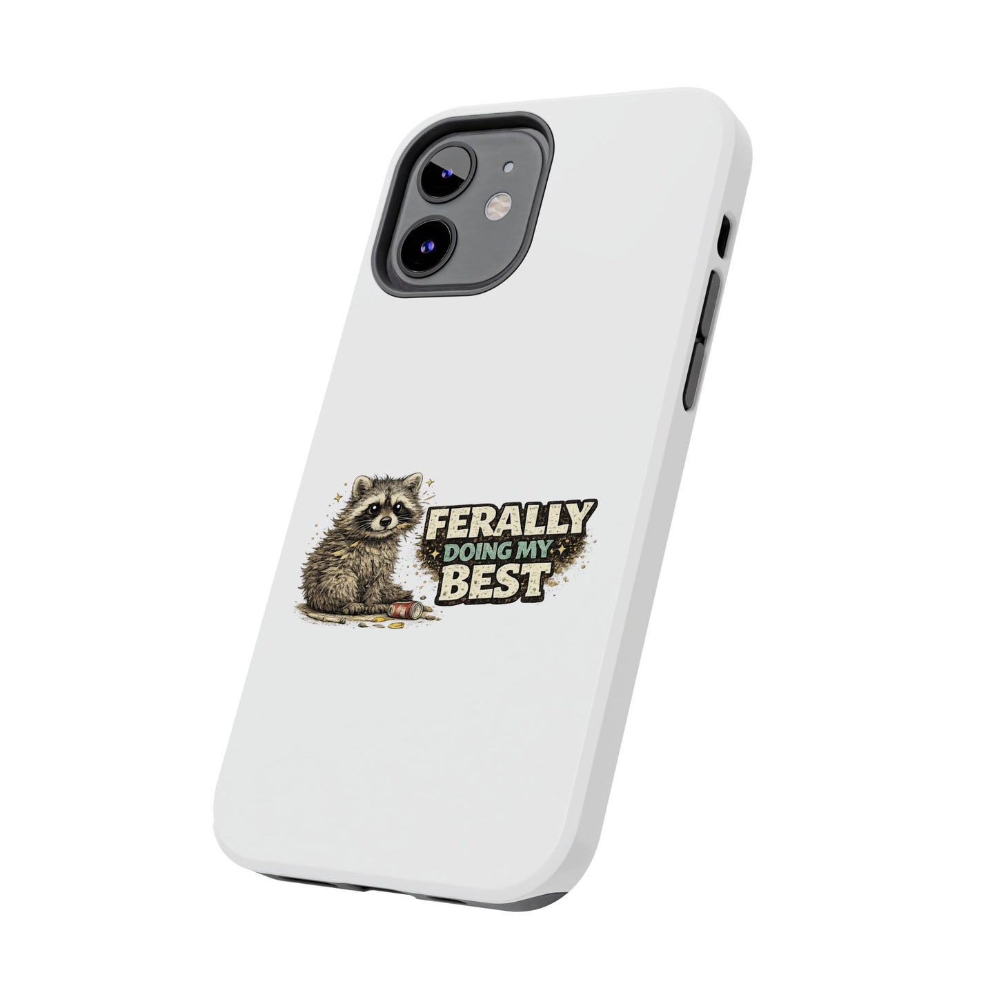 Ferally Raccoon Phone Case — Tough & Cute Protective Phone Cover