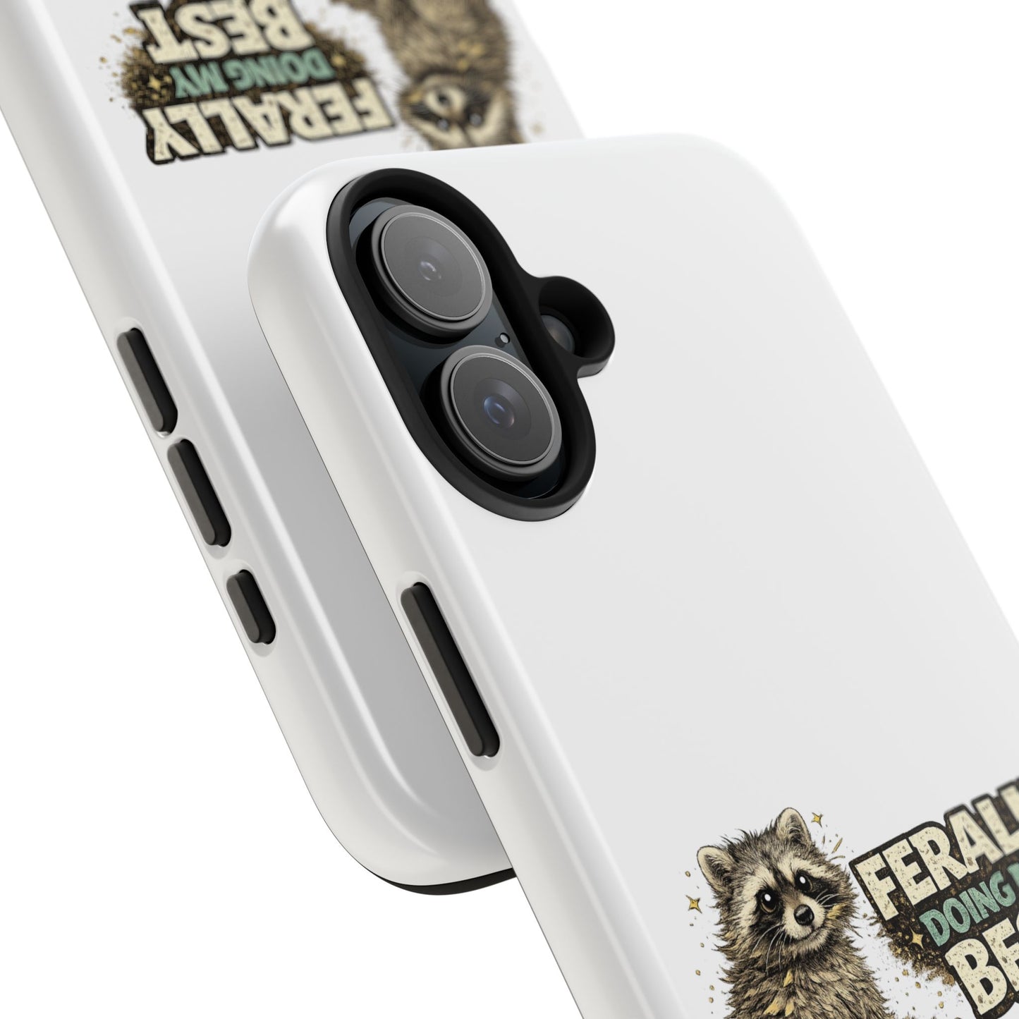 Ferally Raccoon Phone Case — Tough & Cute Protective Phone Cover