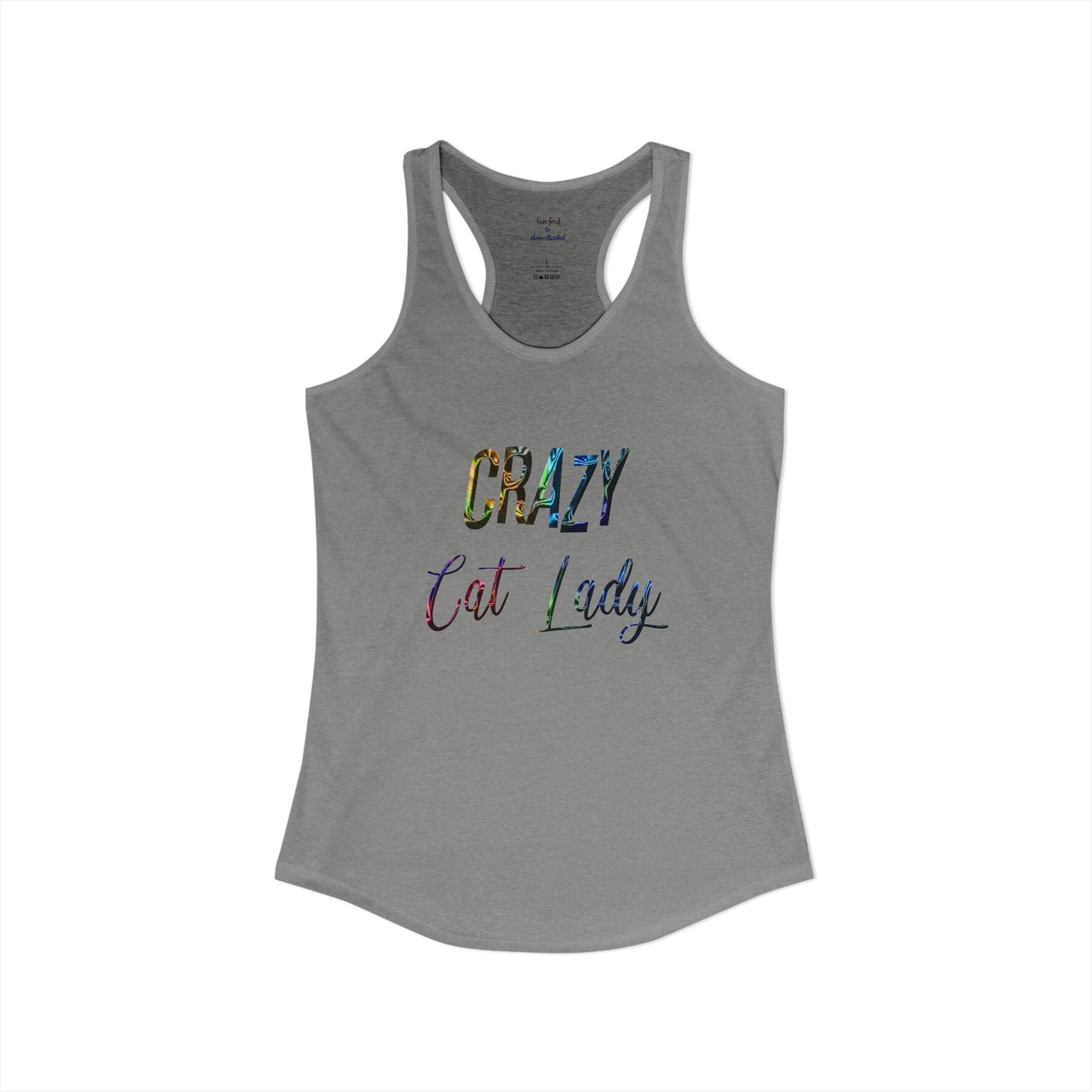 Crazy Cat Lady Racerback Tank