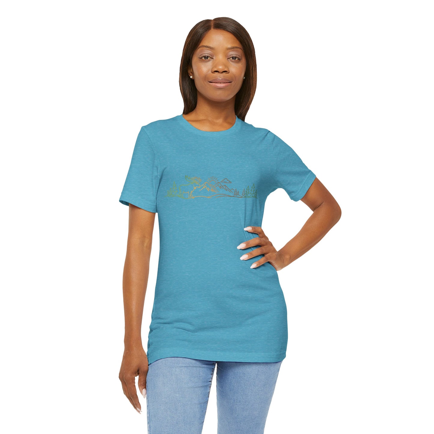 Moose Mountain Scene | Hiking Tee