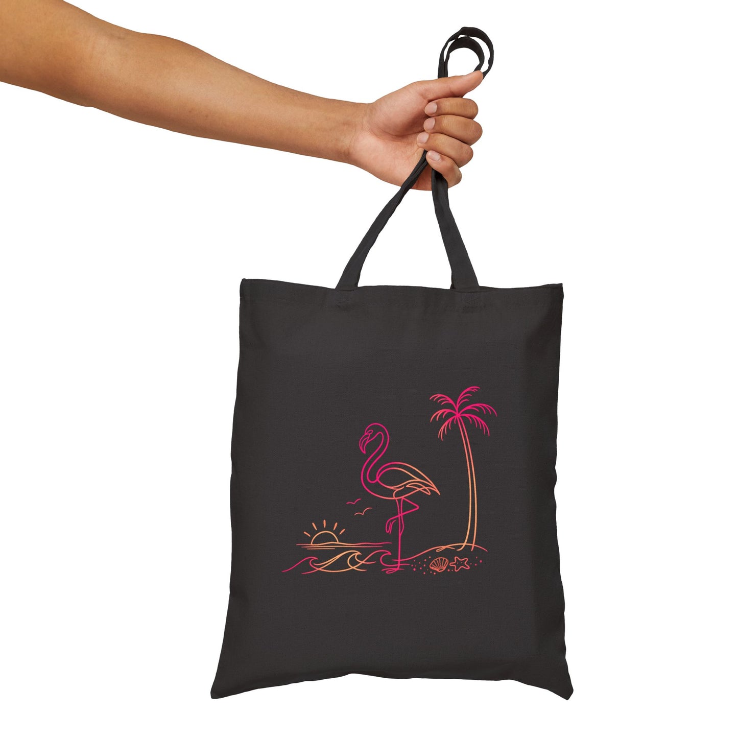 Flashy Flamingo Tote Bag