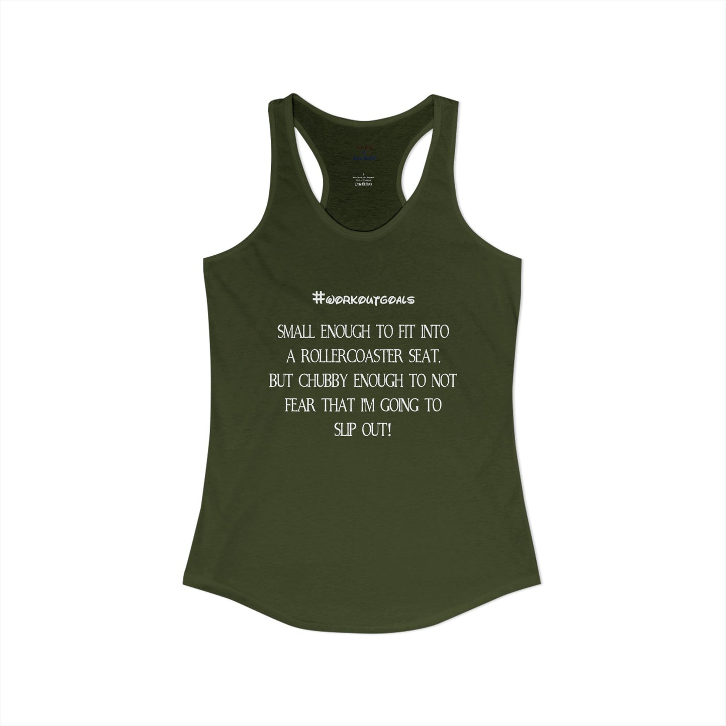 Workout Goals Racerback Tank