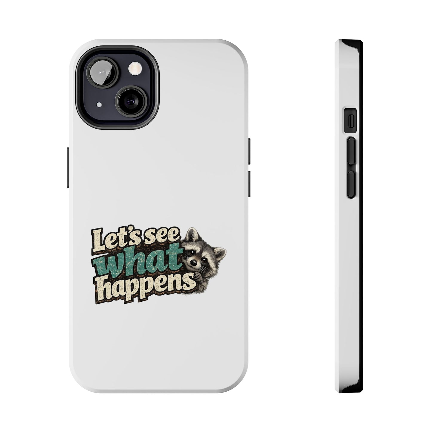 Peek & See Raccoon Phone Case — Tough & Cute Protective Phone Cover