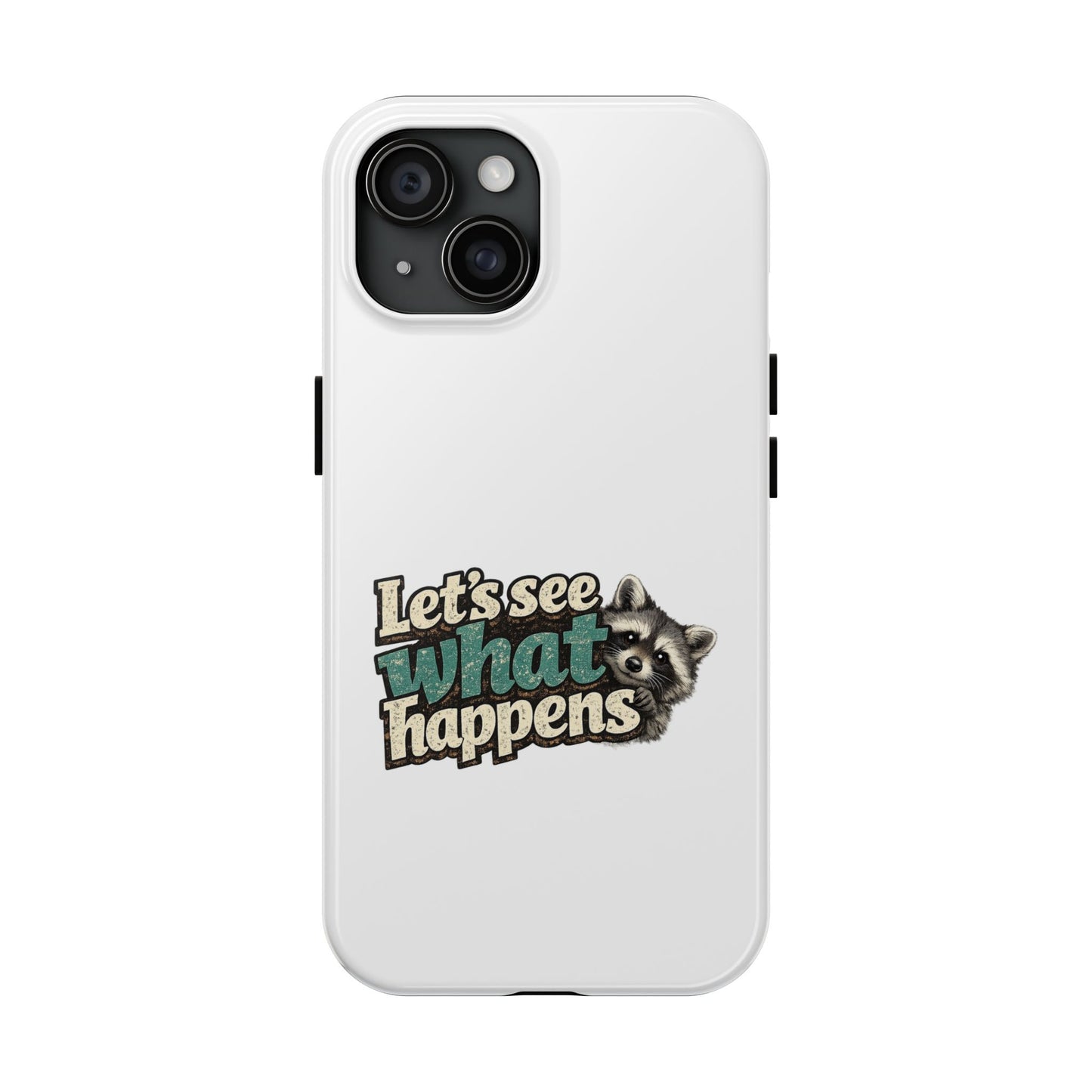 Peek & See Raccoon Phone Case — Tough & Cute Protective Phone Cover