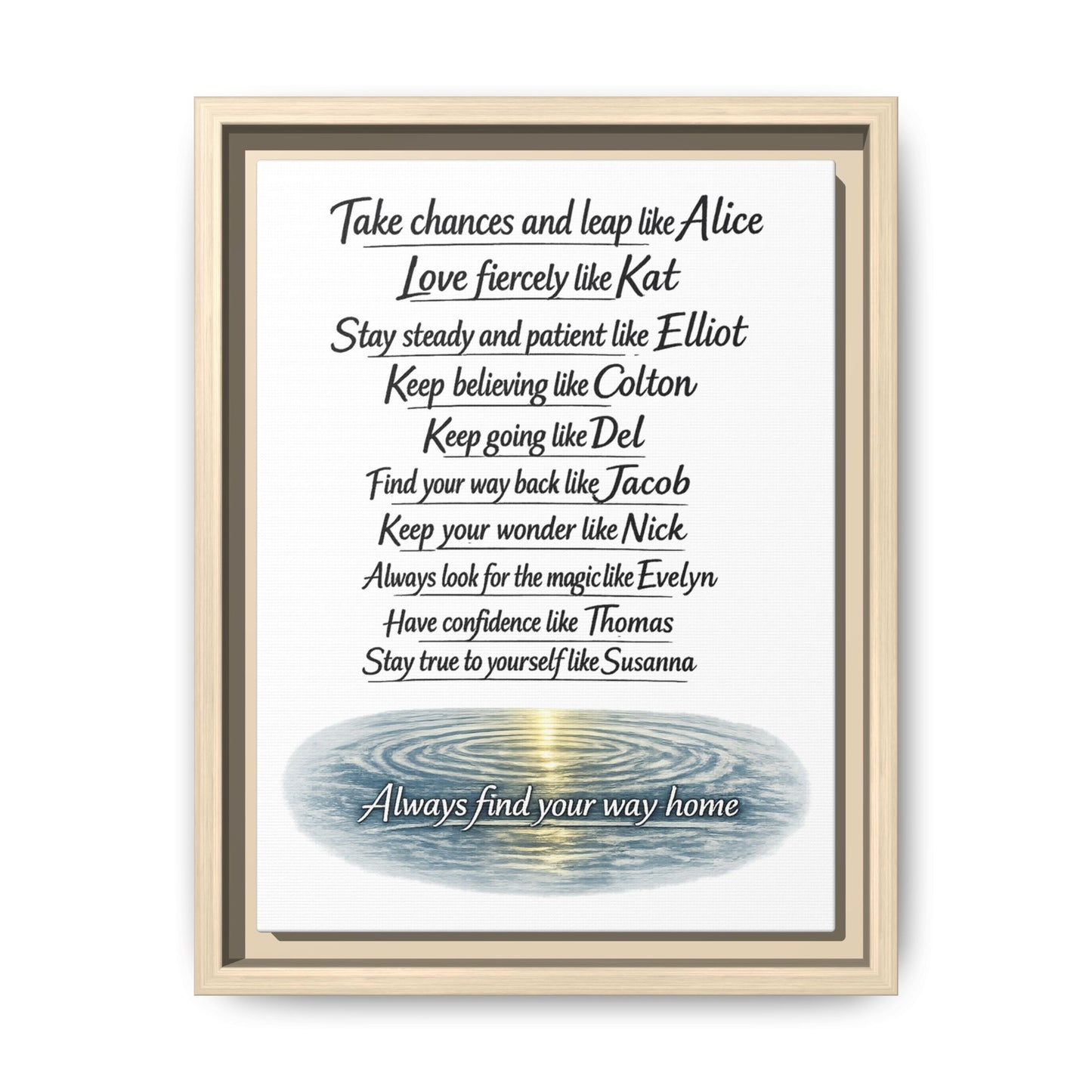 Find Your Way | Matte Canvas, Framed