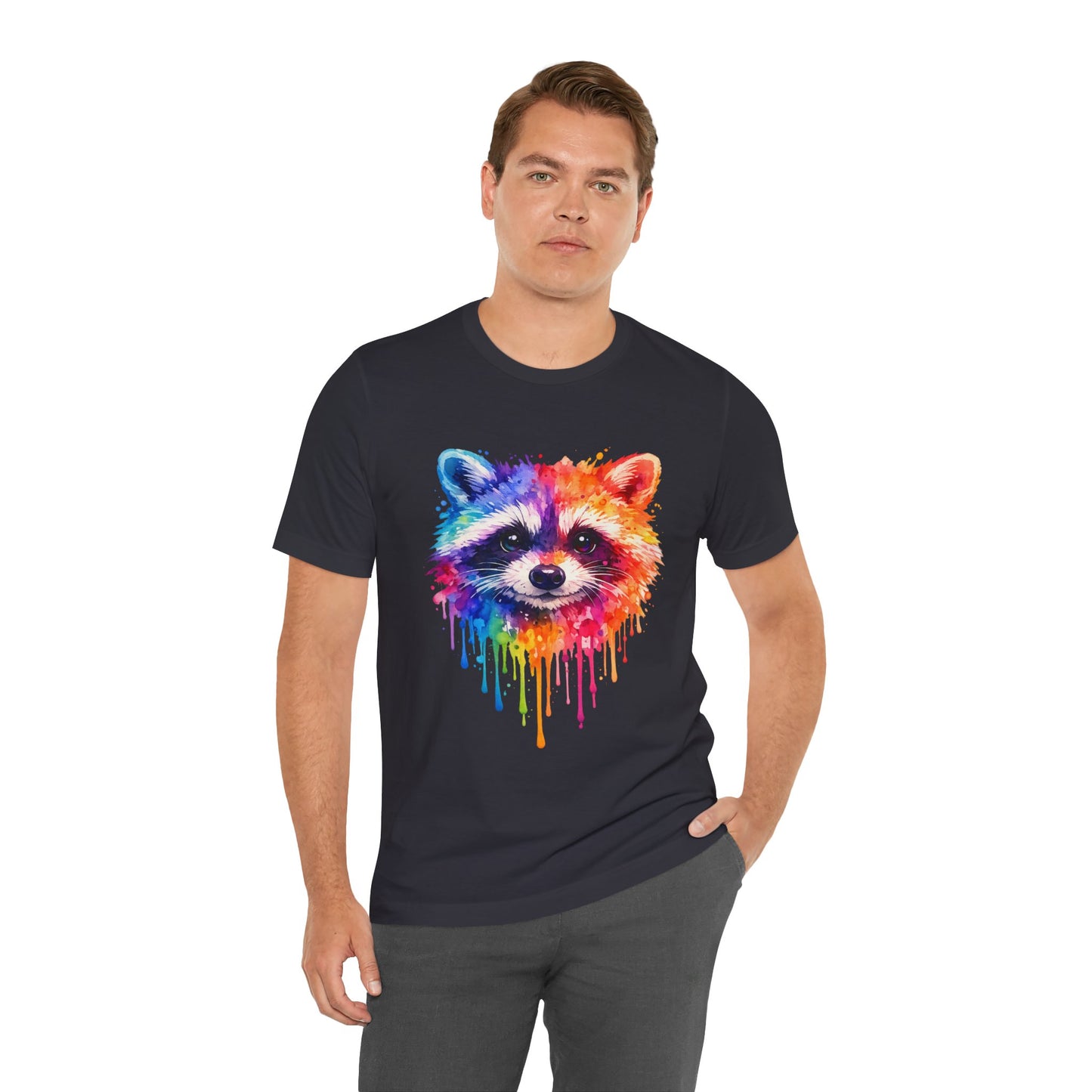 Watercolor Wildlife Raccoon T-Shirt