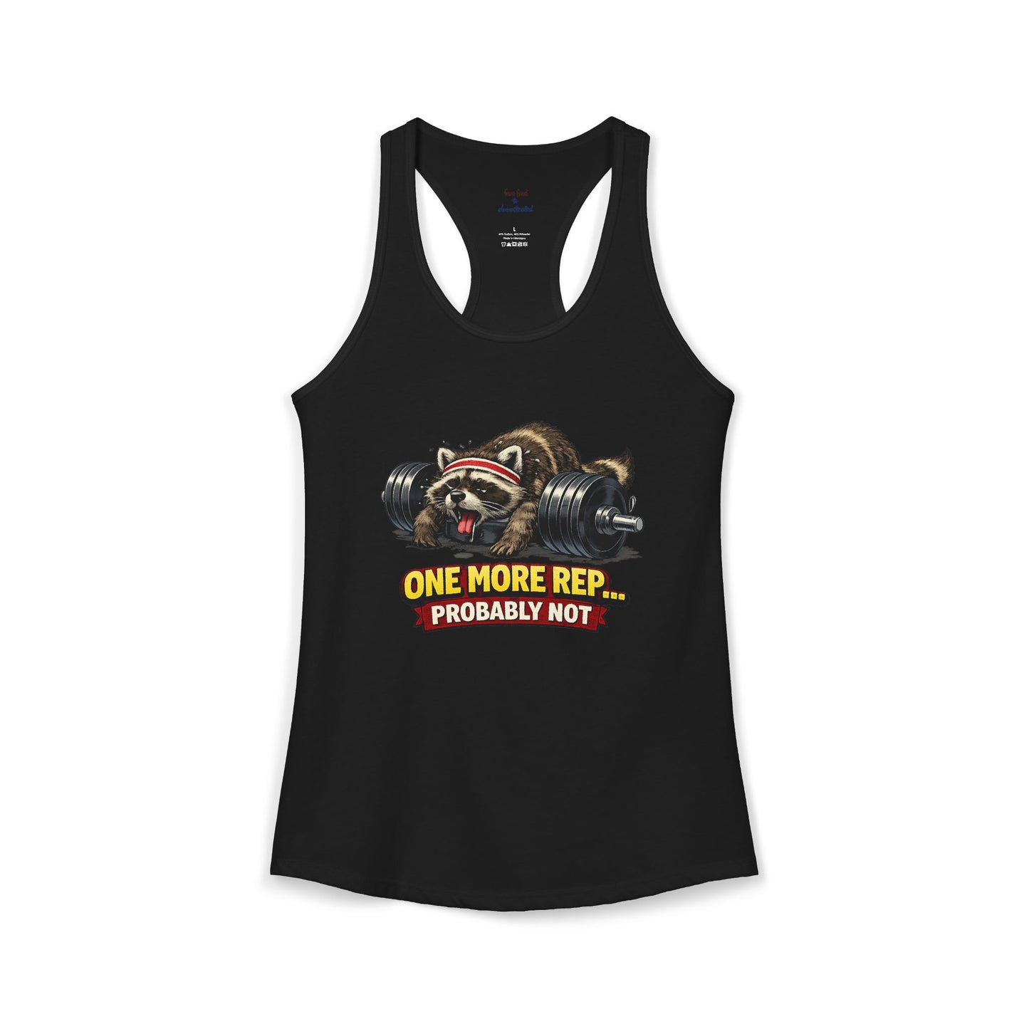 One More Rep Racerback Tank