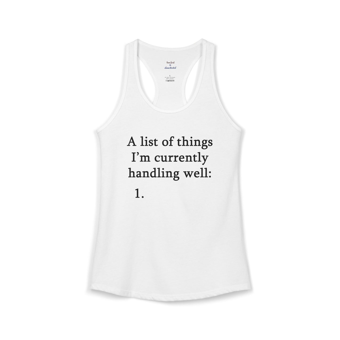 A List Racerback Tank