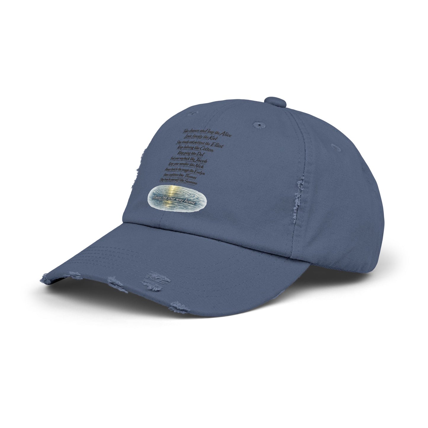 "Find Your Way" Distressed Cap