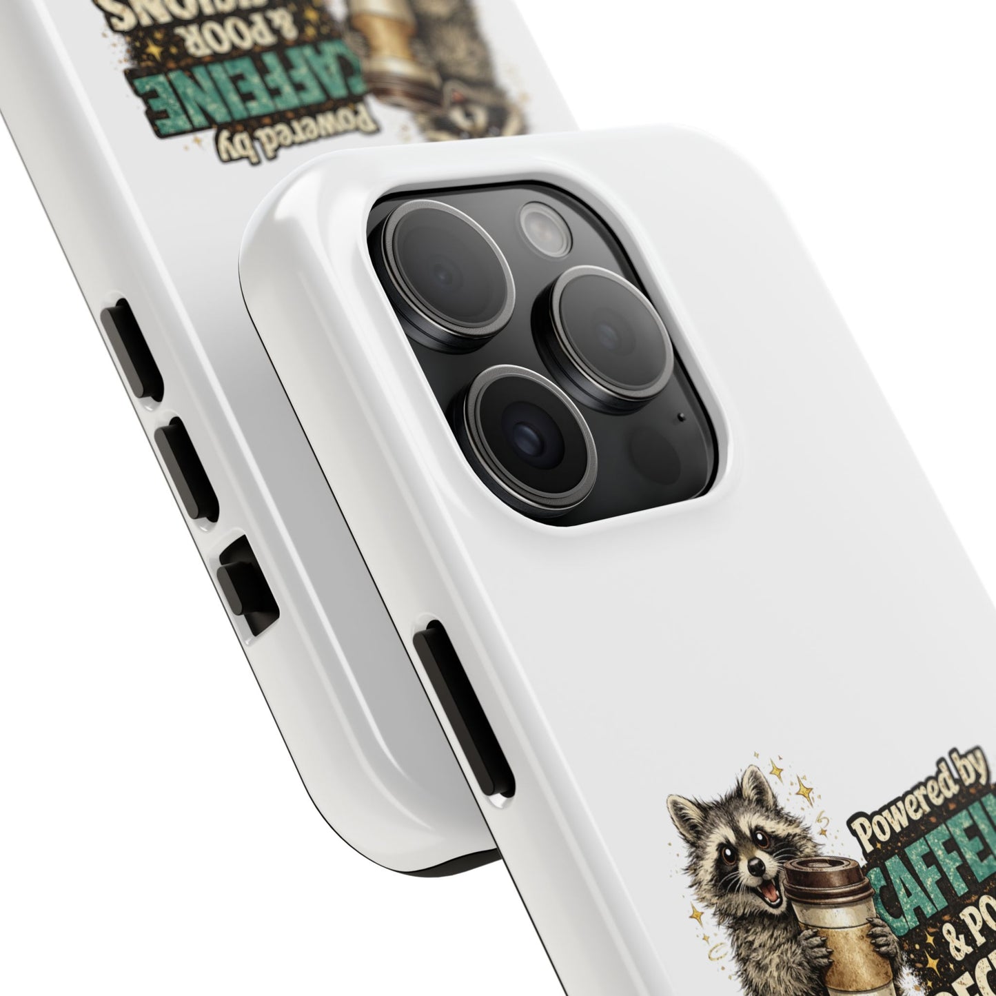 Poor Decisions Raccoon Phone Case — Tough & Cute Protective Phone Cover