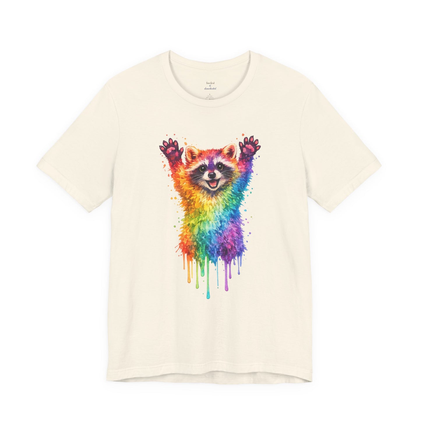 Watercolor Wildlife Raccoon T-Shirt