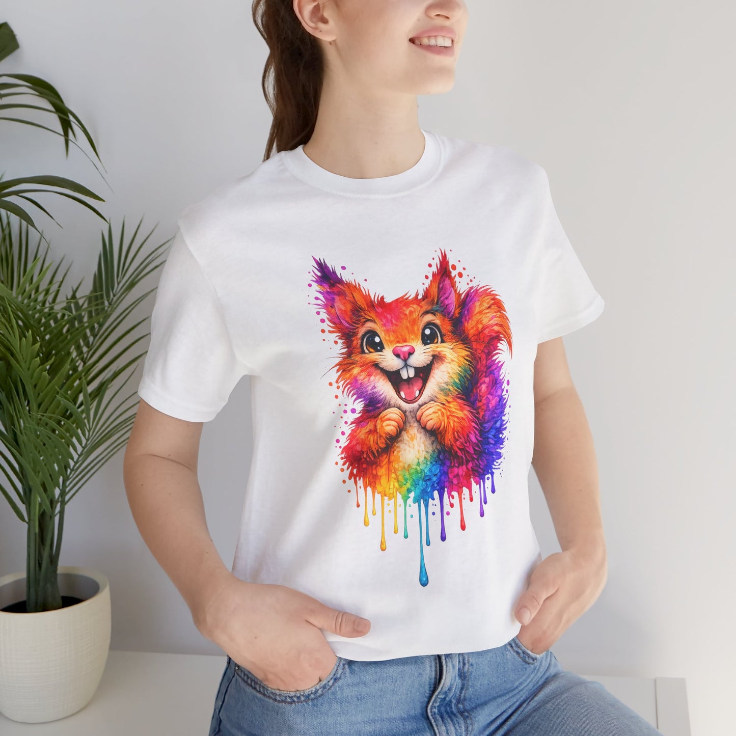 Watercolor Wildlife Squirrel T-Shirt