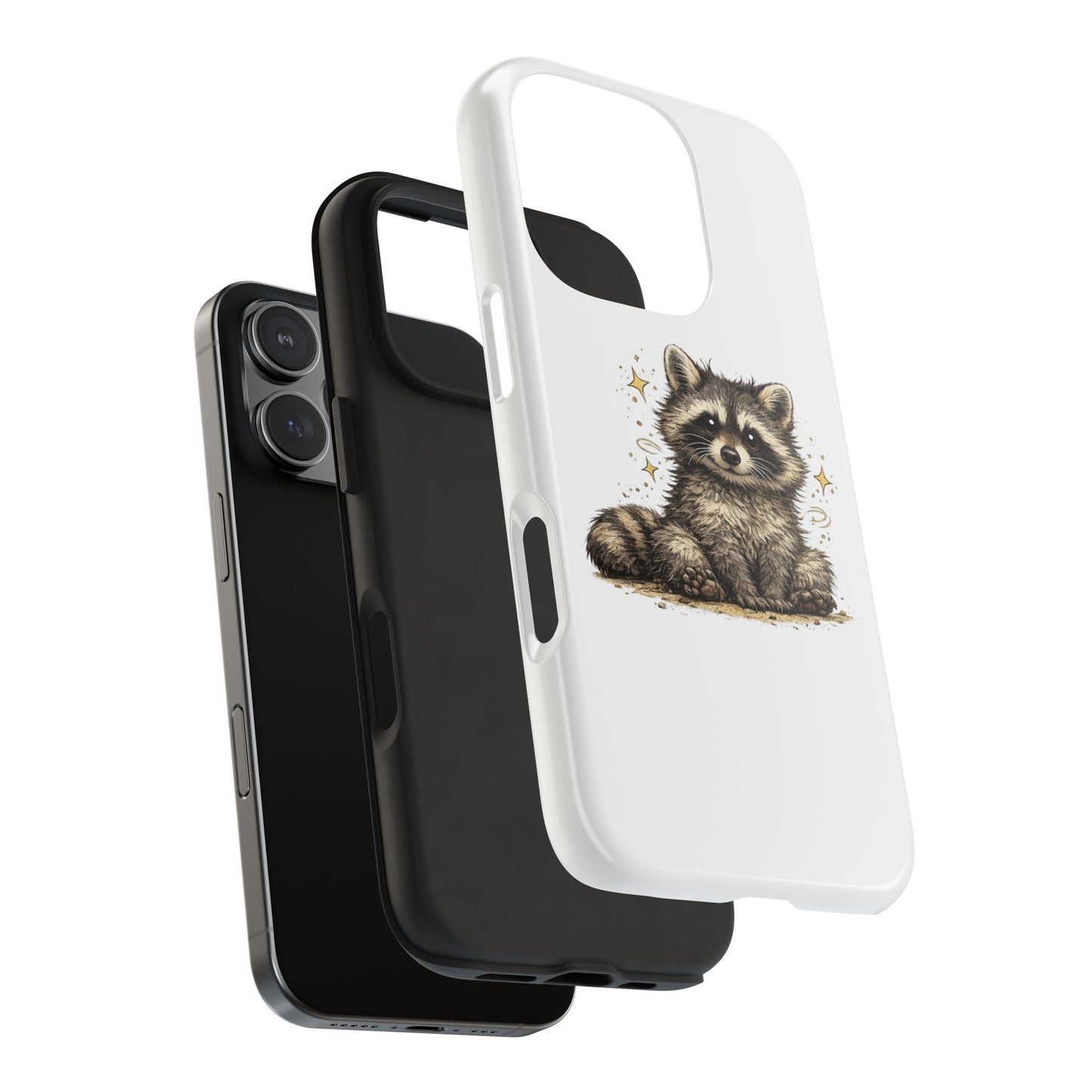 Sweet & Savage Raccoon Phone Case — Tough & Cute Protective Phone Cover