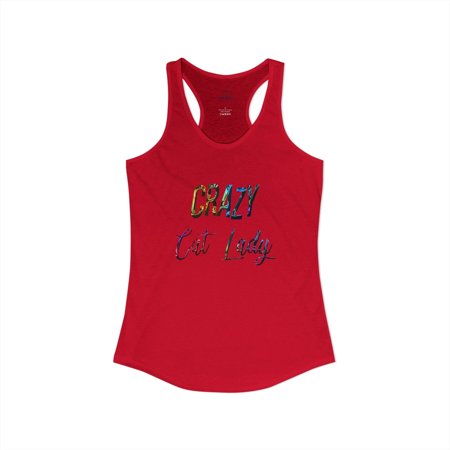 Crazy Cat Lady Racerback Tank