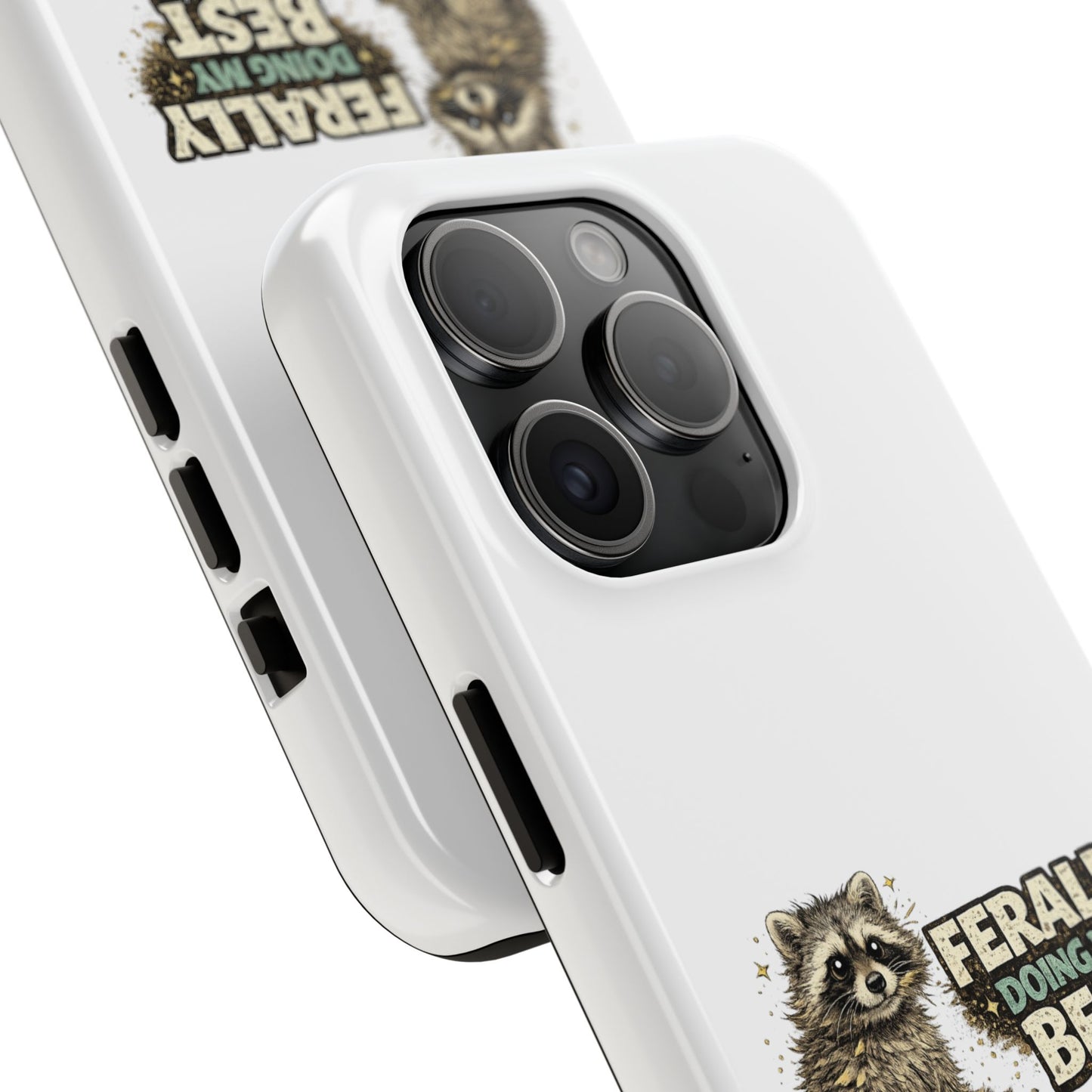 Ferally Raccoon Phone Case — Tough & Cute Protective Phone Cover