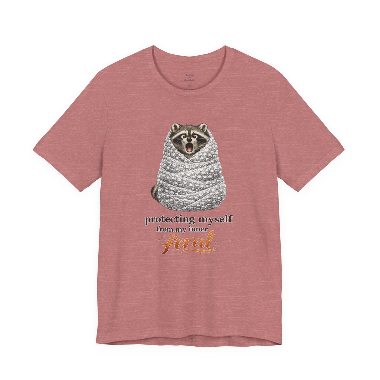 Bubble Wrapped Raccoon T-shirt