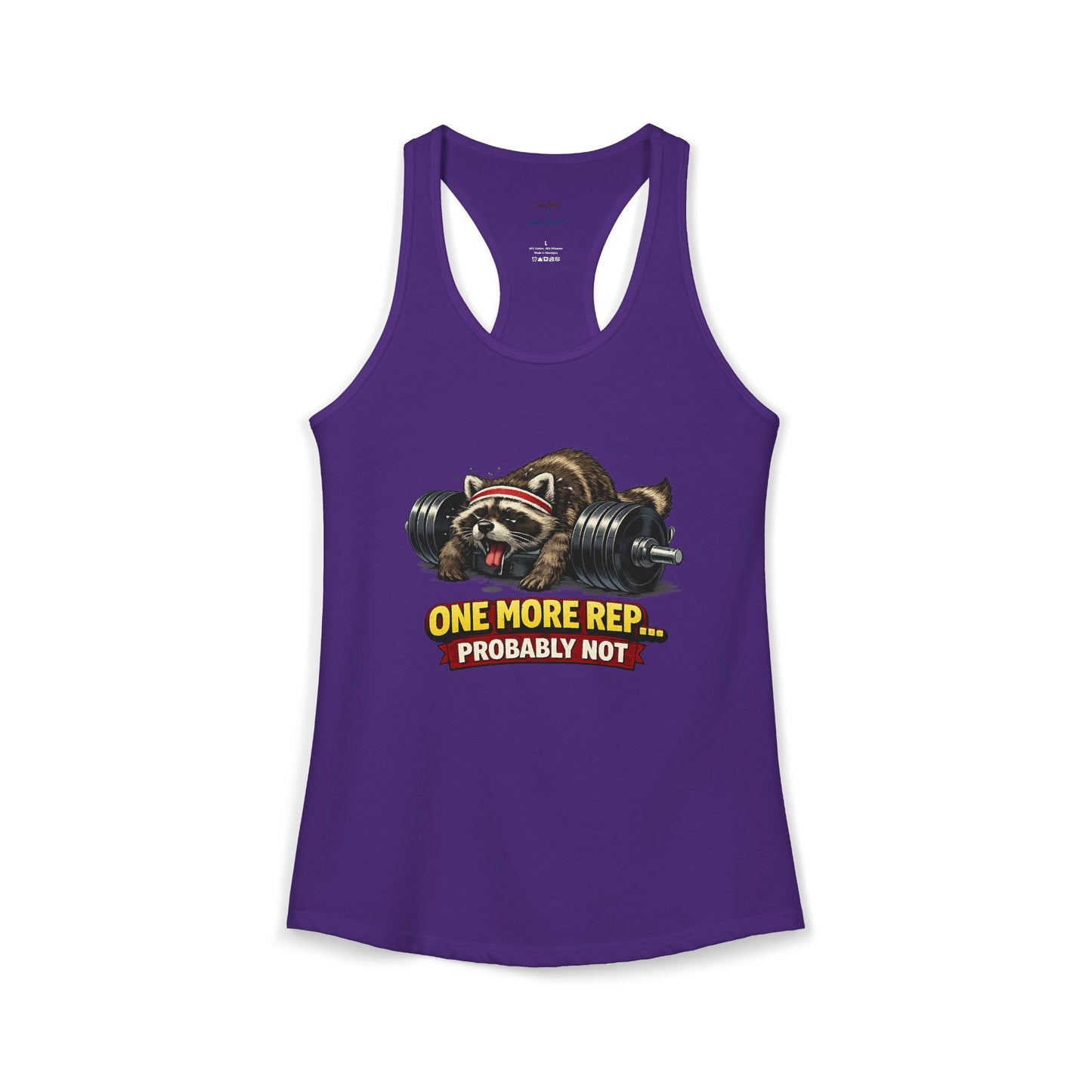 One More Rep Racerback Tank