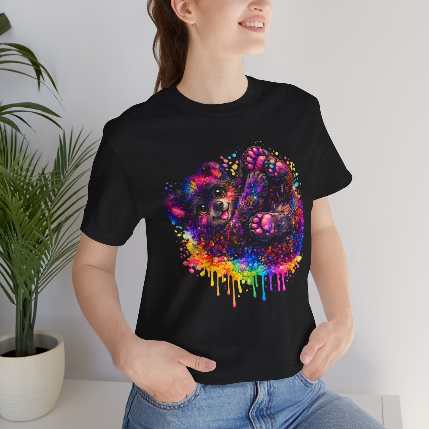 Watercolor Wildlife Bear Cub T-Shirt