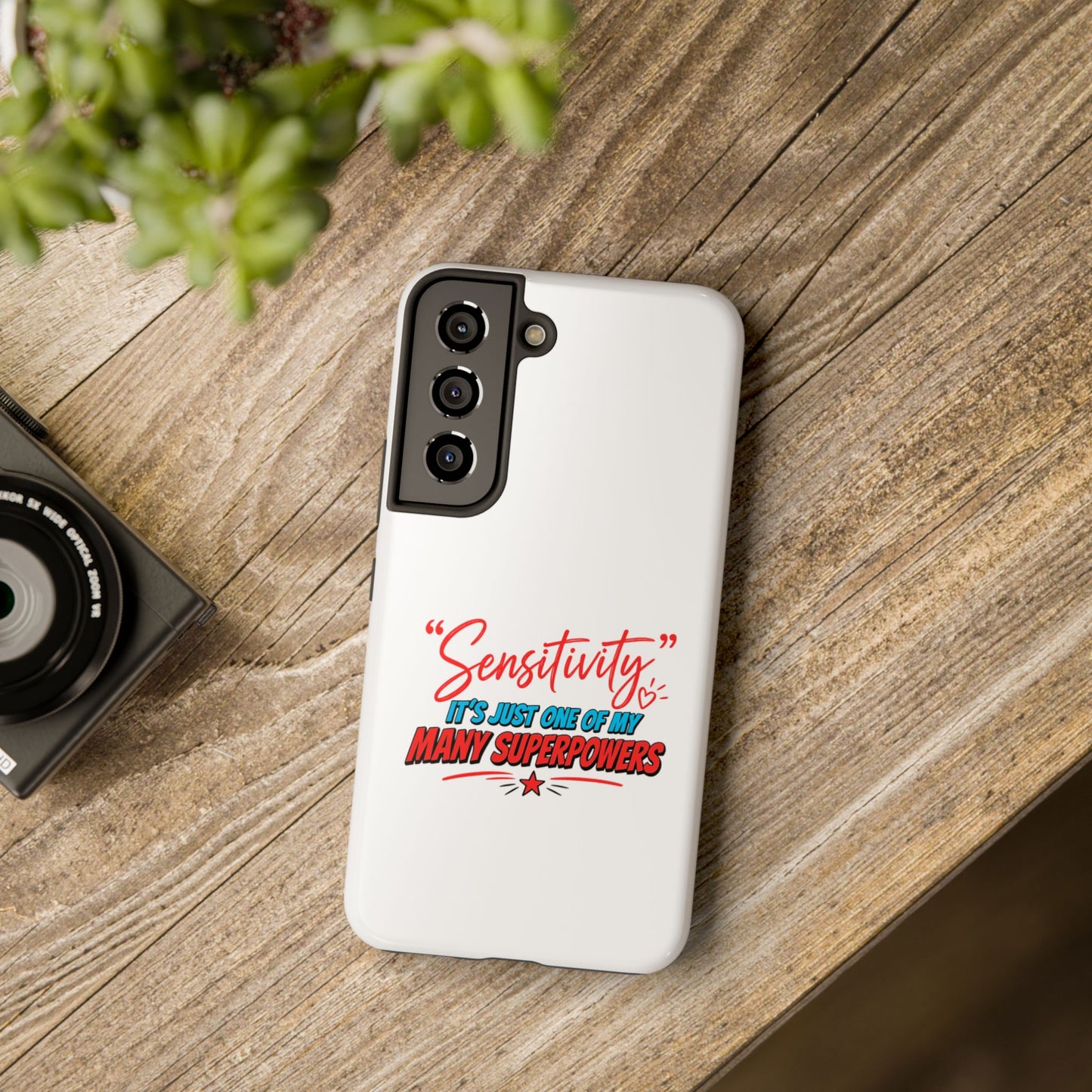 "Sensitivity: it’s just one of my many superpowers” Protective Phone Cover
