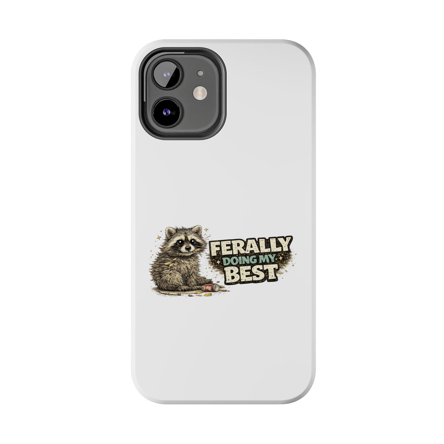 Ferally Raccoon Phone Case — Tough & Cute Protective Phone Cover