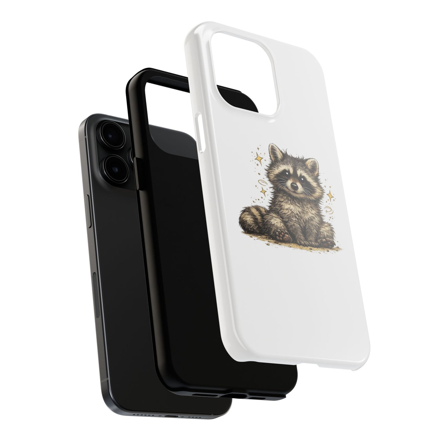 Sweet & Savage Raccoon Phone Case — Tough & Cute Protective Phone Cover