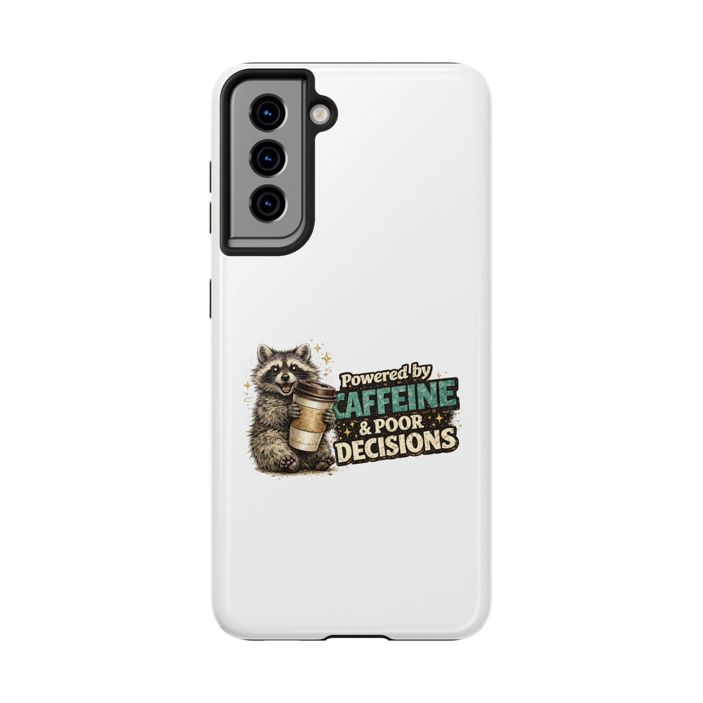 Poor Decisions Raccoon Phone Case — Tough & Cute Protective Phone Cover