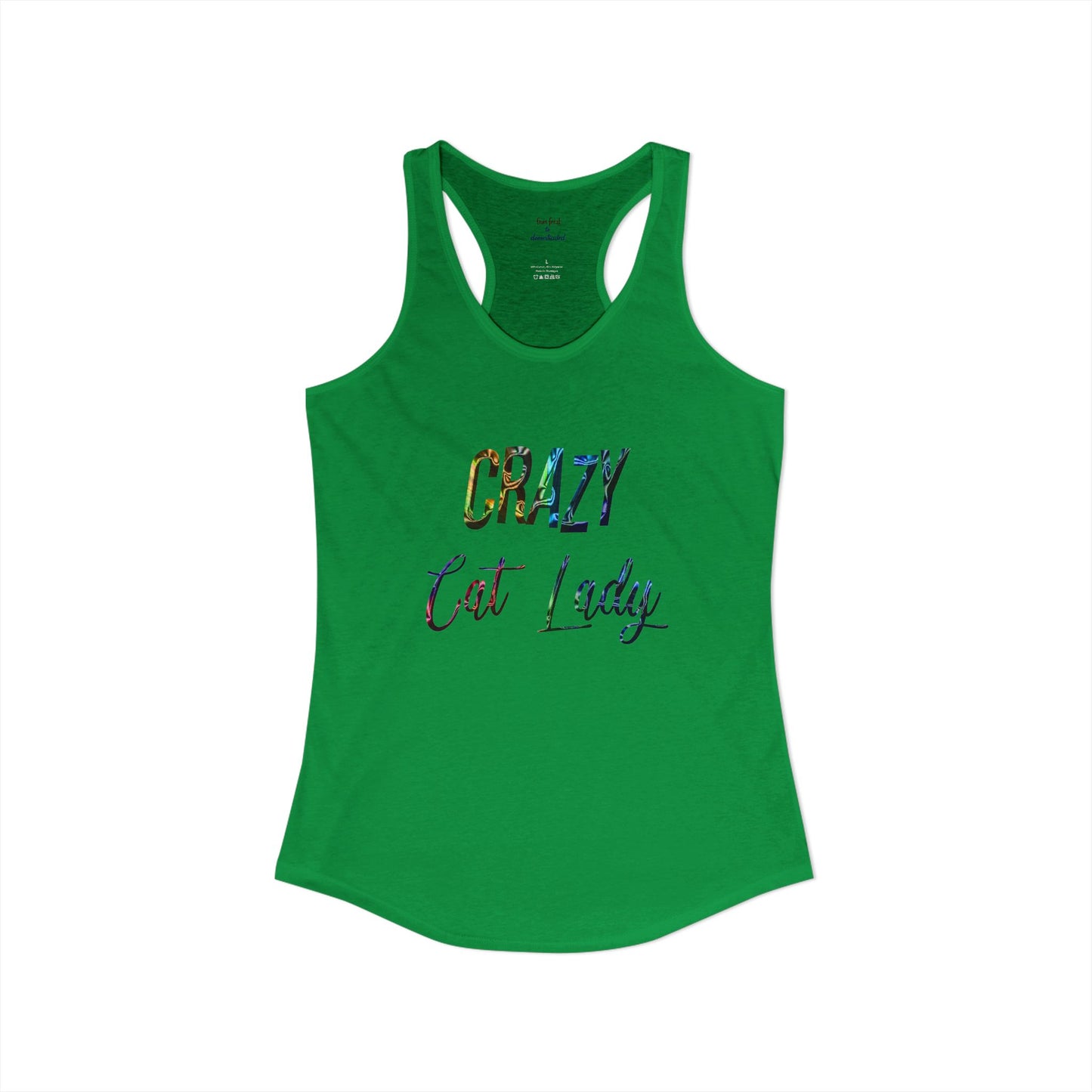 Crazy Cat Lady Racerback Tank