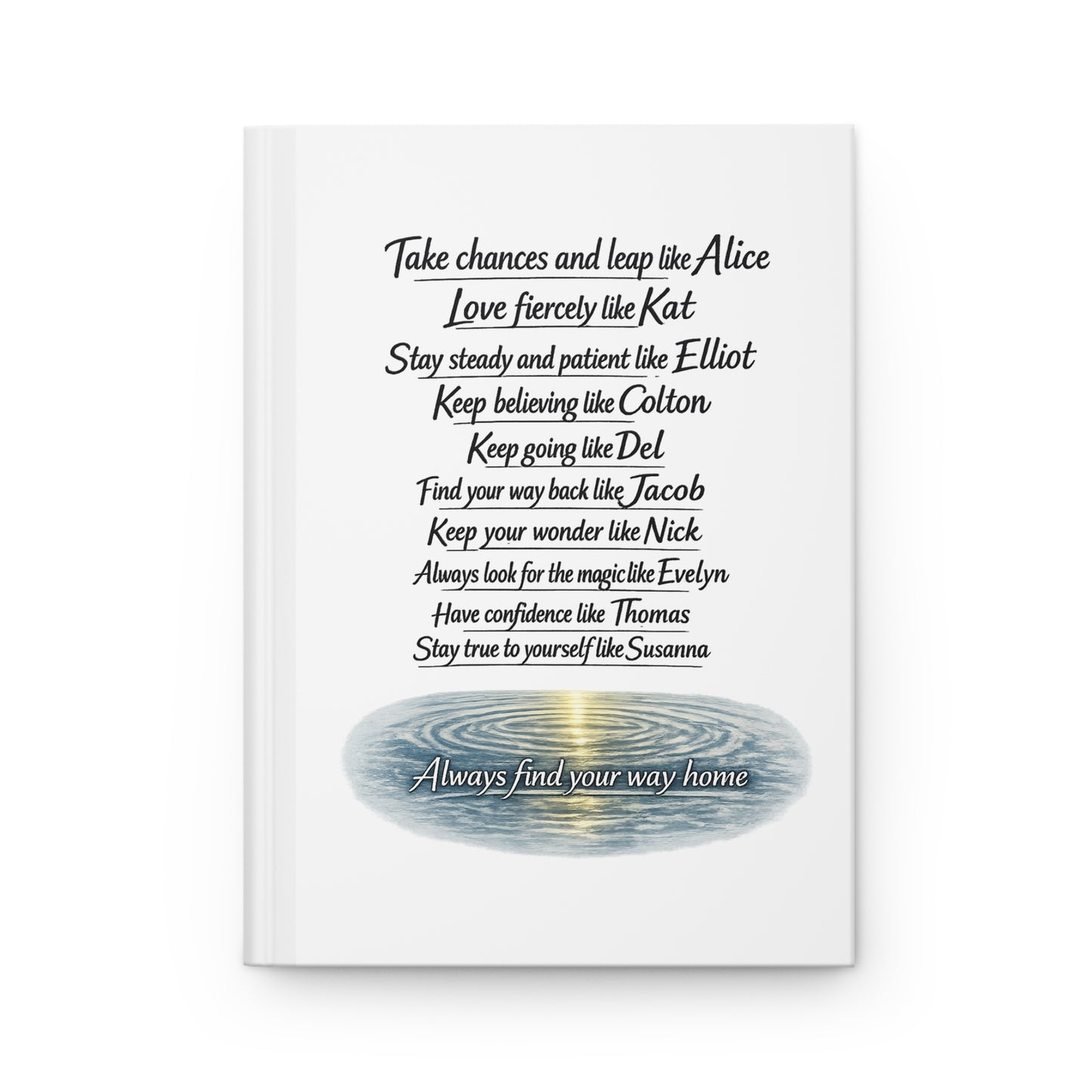 Find Your Way | They Way Home Hardcover Journal — TV Show Fan Notebook
