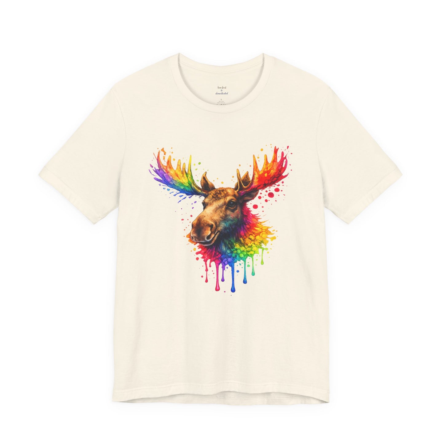 Watercolor Wildlife Moose T-Shirt