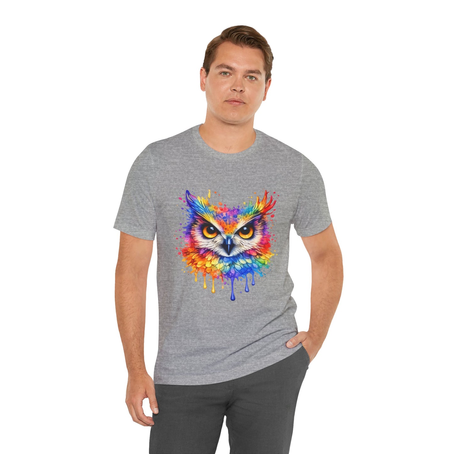 Watercolor Wildlife Owl T-Shirt