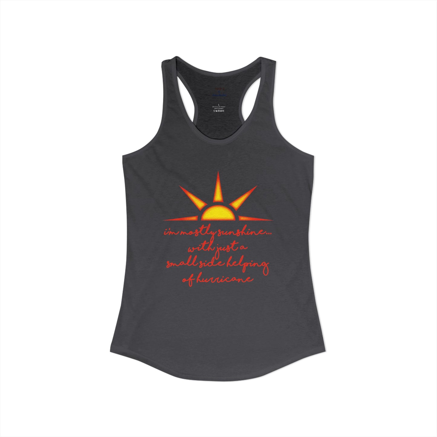 Sunshine and Hurricane Racerback Tank