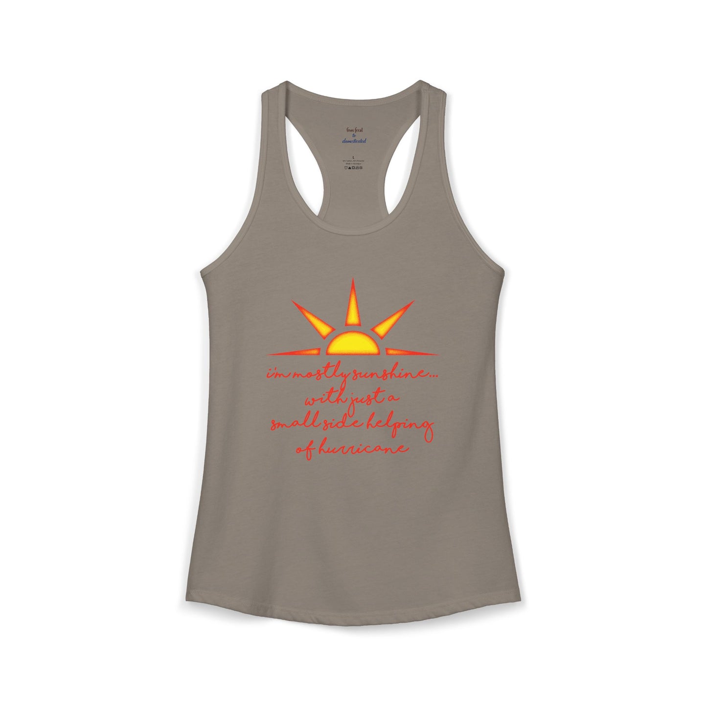 Sunshine and Hurricane Racerback Tank