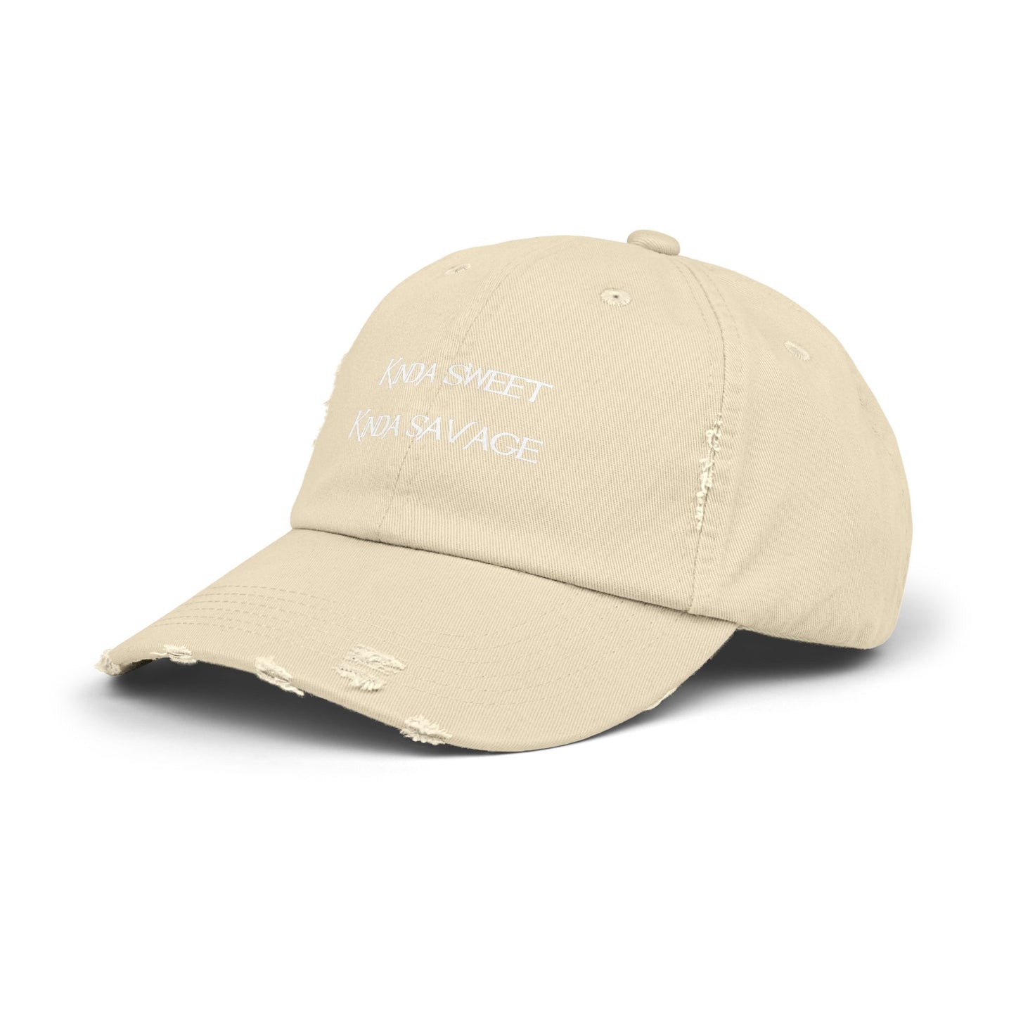 "Kinda Sweet" Distressed Cap —  Funny Truth Hat