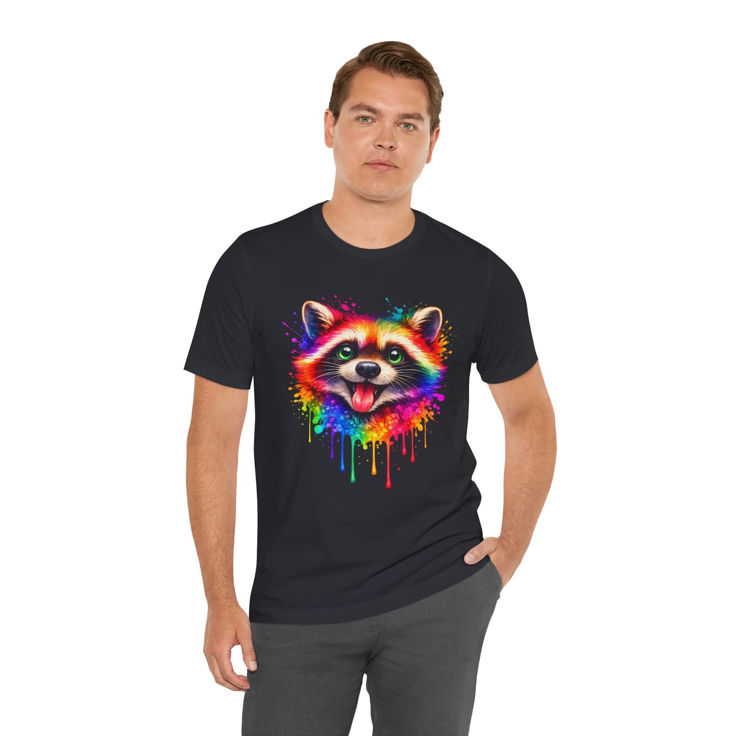 Watercolor Wildlife Raccoon T-Shirt