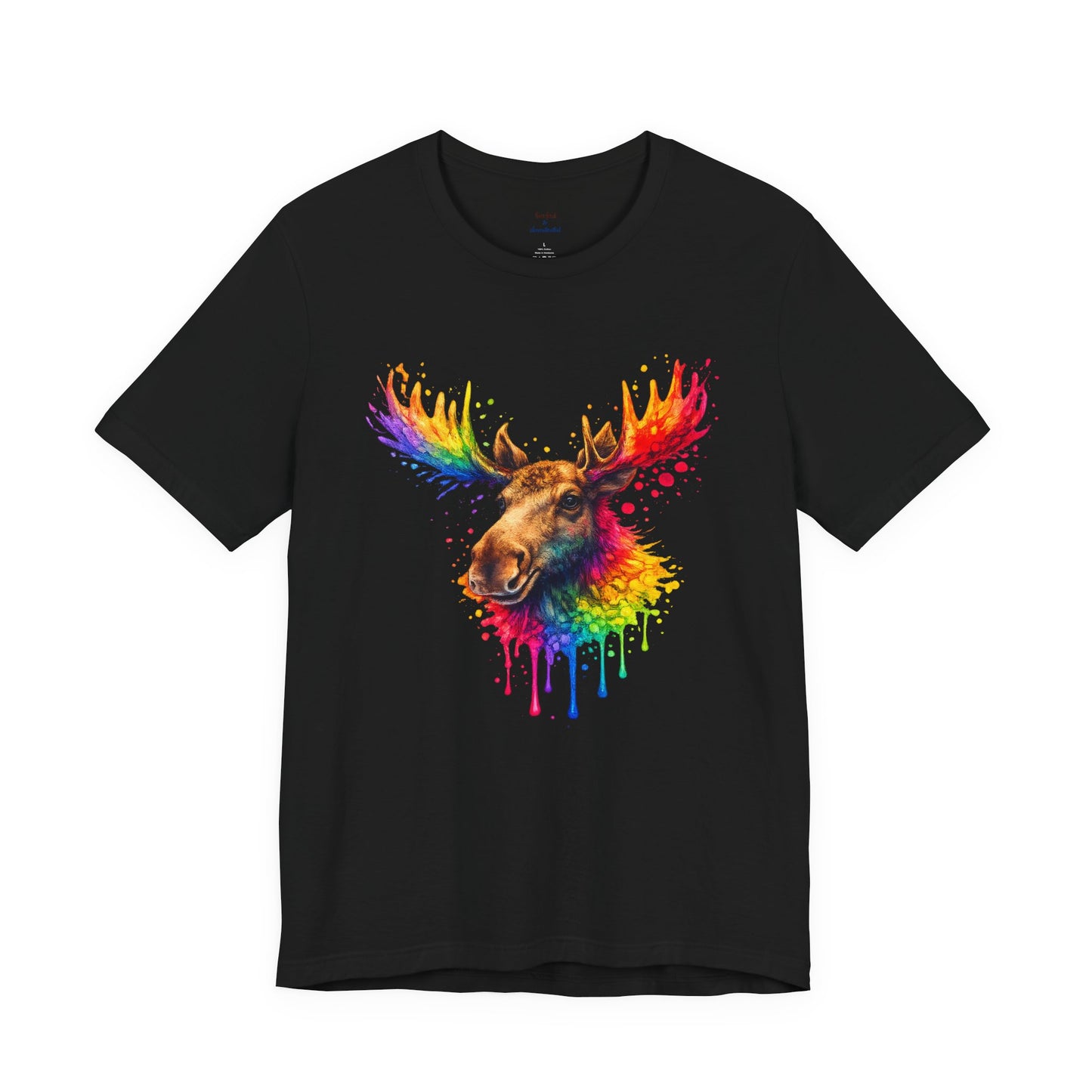 Watercolor Wildlife Moose T-Shirt