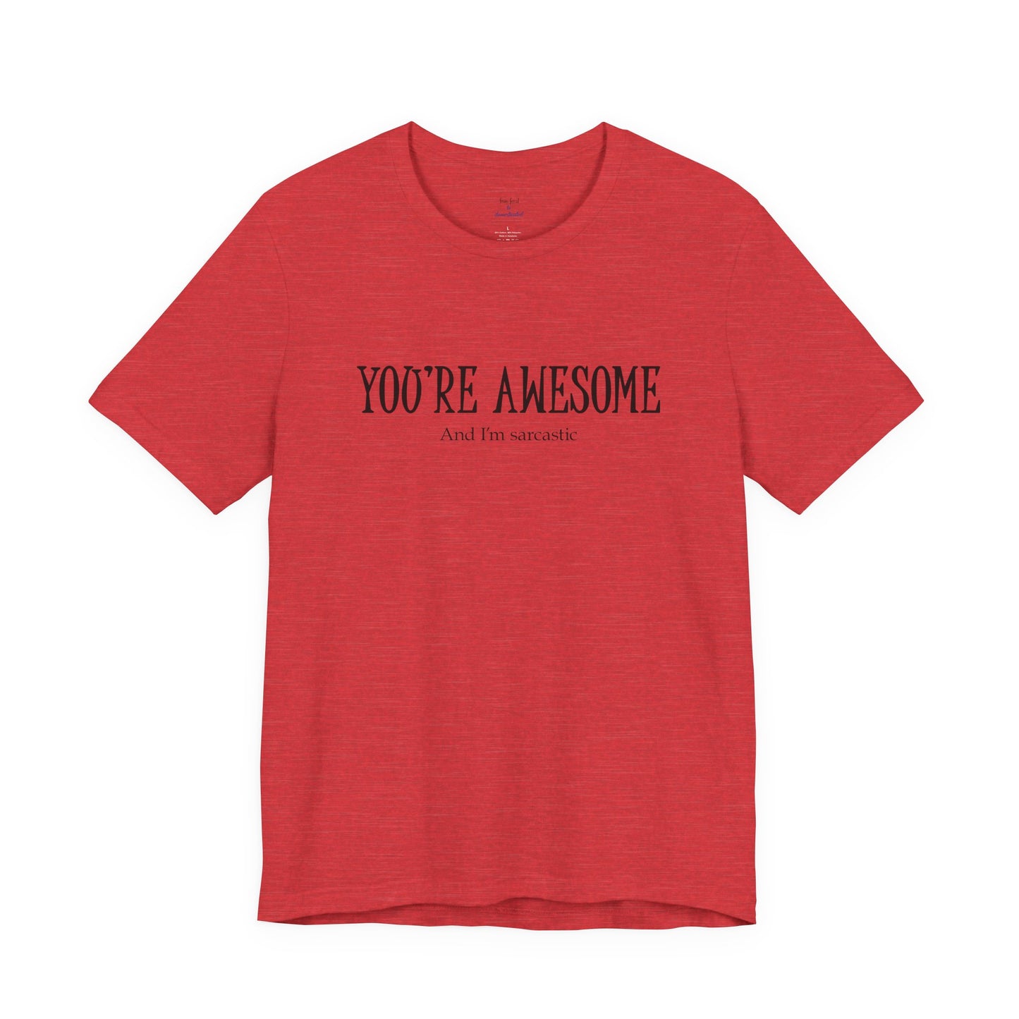 You're Awesome (And I'm Sarcastic) T-Shirt