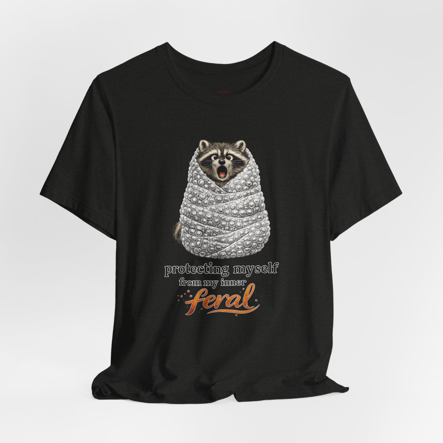 Bubble Wrapped Raccoon T-shirt