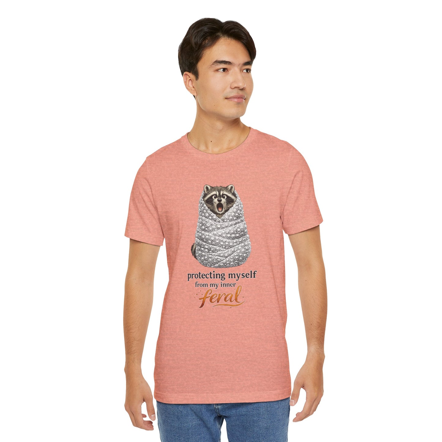 Bubble Wrapped Raccoon T-shirt
